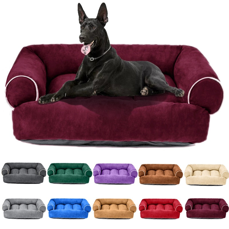 Mini Sofas for Pets Plush Bedding Small-XL Dog Sofa Calming Pet Suppli –  purrfectbarkeryshop
