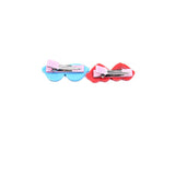 5pcs Dog Hair Clips;  Sunglass Hairpins;  Hair Barrette;  Heart Shape Pet Hair Clips for Pets
