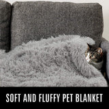 Long Soft Plush Pet Blanket Double Thickness