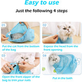 Upgrade Cat Grooming Bag;  Bathing Shower Mesh Bag;  Adjustable Breathable Polyester Anti-Bite Anti-Scratch Cat Restraint Bath Bag