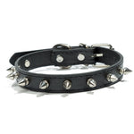 Leather Pet Collar Spiked Studded  Pet Necklace For Small Medium Large Dogs Cats