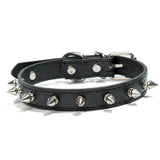Leather Pet Collar Spiked Studded  Pet Necklace For Small Medium Large Dogs Cats