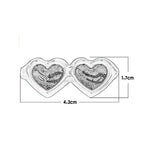 5pcs Dog Hair Clips;  Sunglass Hairpins;  Hair Barrette;  Heart Shape Pet Hair Clips for Pets