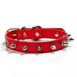 Leather Pet Collar Spiked Studded  Pet Necklace For Small Medium Large Dogs Cats
