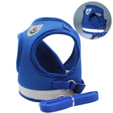 Breathable and Adjustable Cat Harness And Leash;  Escape Proof