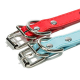Leather Pet Collar Spiked Studded  Pet Necklace For Small Medium Large Dogs Cats
