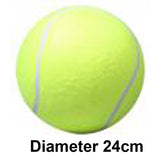 9.5 Inches Dog Tennis Ball Giant Pet Toy Tennis Ball Dog Chew Toy Signature Mega Jumbo Toy Ball For Pet Supplies .