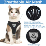 Breathable and Adjustable Cat Harness And Leash;  Escape Proof