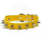 Leather Pet Collar Spiked Studded  Pet Necklace For Small Medium Large Dogs Cats
