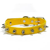 Leather Pet Collar Spiked Studded  Pet Necklace For Small Medium Large Dogs Cats