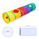 Cat Tunnel Pet Tube Collapsible Play Toy Indoor Outdoor Kitty Puppy Toys for Puzzle Exercising Hiding Training