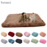 Long Soft Plush Pet Blanket Double Thickness