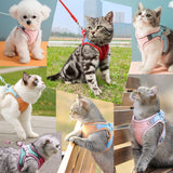 Cat Harness;  Fashion Reflective Vest;  Pet Harnesses Outdoor Walking Small Dogs and Cats