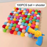 Interactive Launch Training Cat Toys Creative Kittens Mini Pompoms  Plush Ball Toys