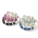 Pearl Pet Collar Artificial Pearls Rhinestone Pet Collar