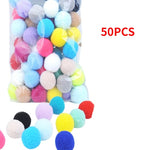 Interactive Launch Training Cat Toys Creative Kittens Mini Pompoms  Plush Ball Toys