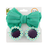 2Pcs/Set Pet Dog Headband and Sunglasses