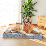 Plush Dog Bed with  Orthopedic Egg Crate Foam;  for Medium/ Large Dogs Super Soft Calming Dog Beds washable Removable pet bed Cushion