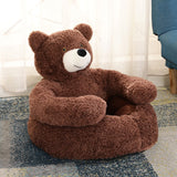 "Huggable"  Pet Bed;   Ultra Soft  Plush Bear or Plush Panda   Warm Sleeping Bed Pet Products