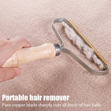 Pet Hair Remover Portable Manual Scraper Lint Cleaner Sticky Brush