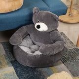 "Huggable"  Pet Bed;   Ultra Soft  Plush Bear or Plush Panda   Warm Sleeping Bed Pet Products