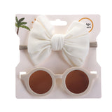 2Pcs/Set Pet Dog Headband and Sunglasses