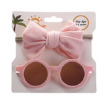 2Pcs/Set Pet Dog Headband and Sunglasses