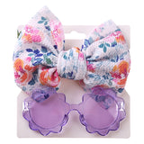 2Pcs/Set Pet Dog Headband and Sunglasses