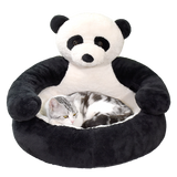 "Huggable"  Pet Bed;   Ultra Soft  Plush Bear or Plush Panda   Warm Sleeping Bed Pet Products