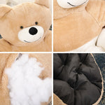 "Huggable"  Pet Bed;   Ultra Soft  Plush Bear or Plush Panda   Warm Sleeping Bed Pet Products