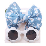 2Pcs/Set Pet Dog Headband and Sunglasses