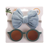 2Pcs/Set Pet Dog Headband and Sunglasses