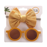 2Pcs/Set Pet Dog Headband and Sunglasses