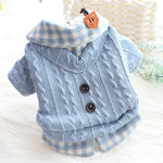 Dog Sweater Plaid