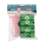 Biodegradable  Dog Poop Bags with Portable Dispenser