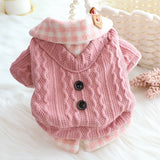 Dog Sweater Plaid