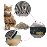 Cat Litter Mat Double Layer Bed