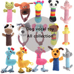 Corduroy / Animal Shape Plush/Squeaky  Dog Toys