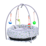 Cute Cat Bed with Hanging Play Toys