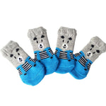 Soft Puppy Knit Socks; Anti Slip; Skid