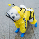 Hooded Waterproof Raincoats with Reflective Strap / Honey Bee; Bear; Dinosaur