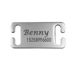 Slide-on Engraved Stainless Stainless Steel Personalized Pet Tag