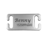 Slide-on Engraved Stainless Stainless Steel Personalized Pet Tag