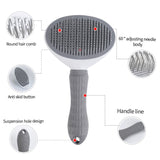 Pet Brush; Remove Pet Hair;   Non-slip Grooming Brush Stainless Steel