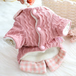 Dog Sweater Plaid