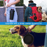 2 IN 1 Pet Travel Water/Food Bottle Collapsible