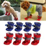 New 4pcs , Thick Warm,Waterproof Pet Booties