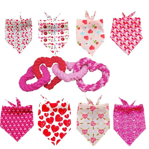 Valentine Day Dog/Cat  Bandanna