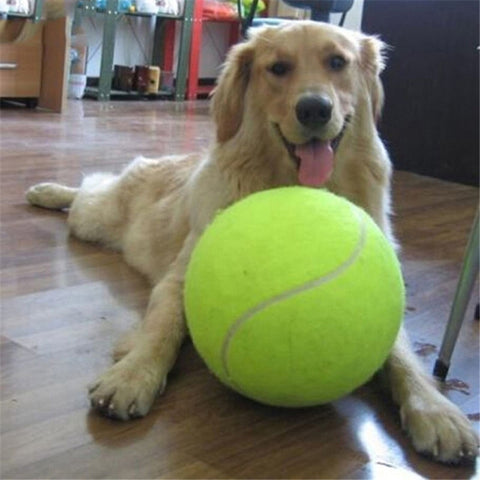 9.5 Inches Dog Tennis Ball Giant Pet Toy Tennis Ball Dog Chew Toy Signature Mega Jumbo Toy Ball For Pet Supplies .
