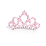 Pet Faux Pearl Crown Shape Bows